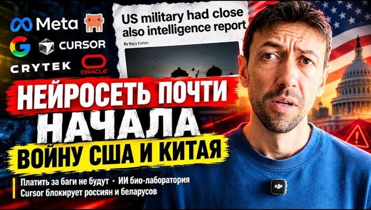 Когда ИИ становится опасным: угроза войны, сокращения в IT и фейковые люди за $200