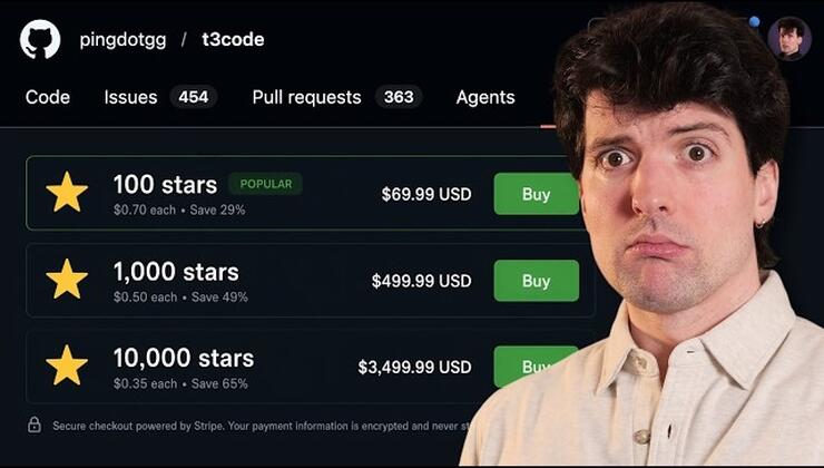 Расследование накрутки GitHub звезд и фейковой популярности