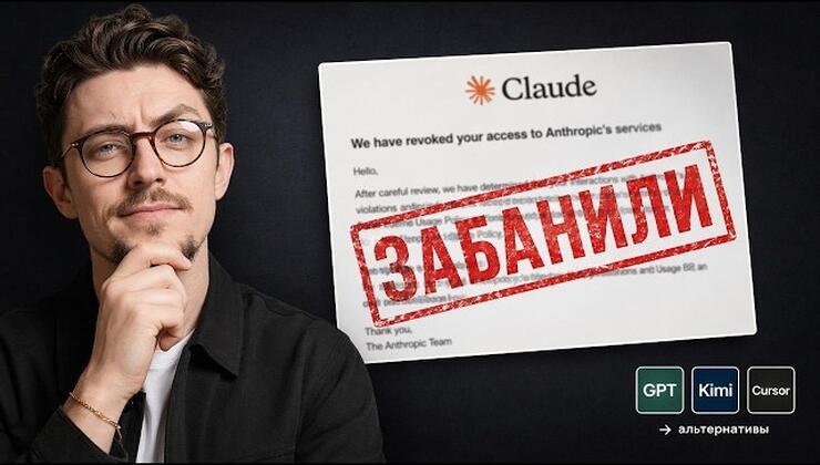 Великий бан Claude: почему Anthropic блокирует миллионы россиян и куда уходить в 2026 году?